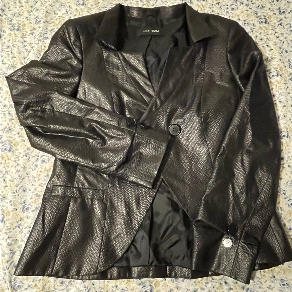 Black shiny Jacket